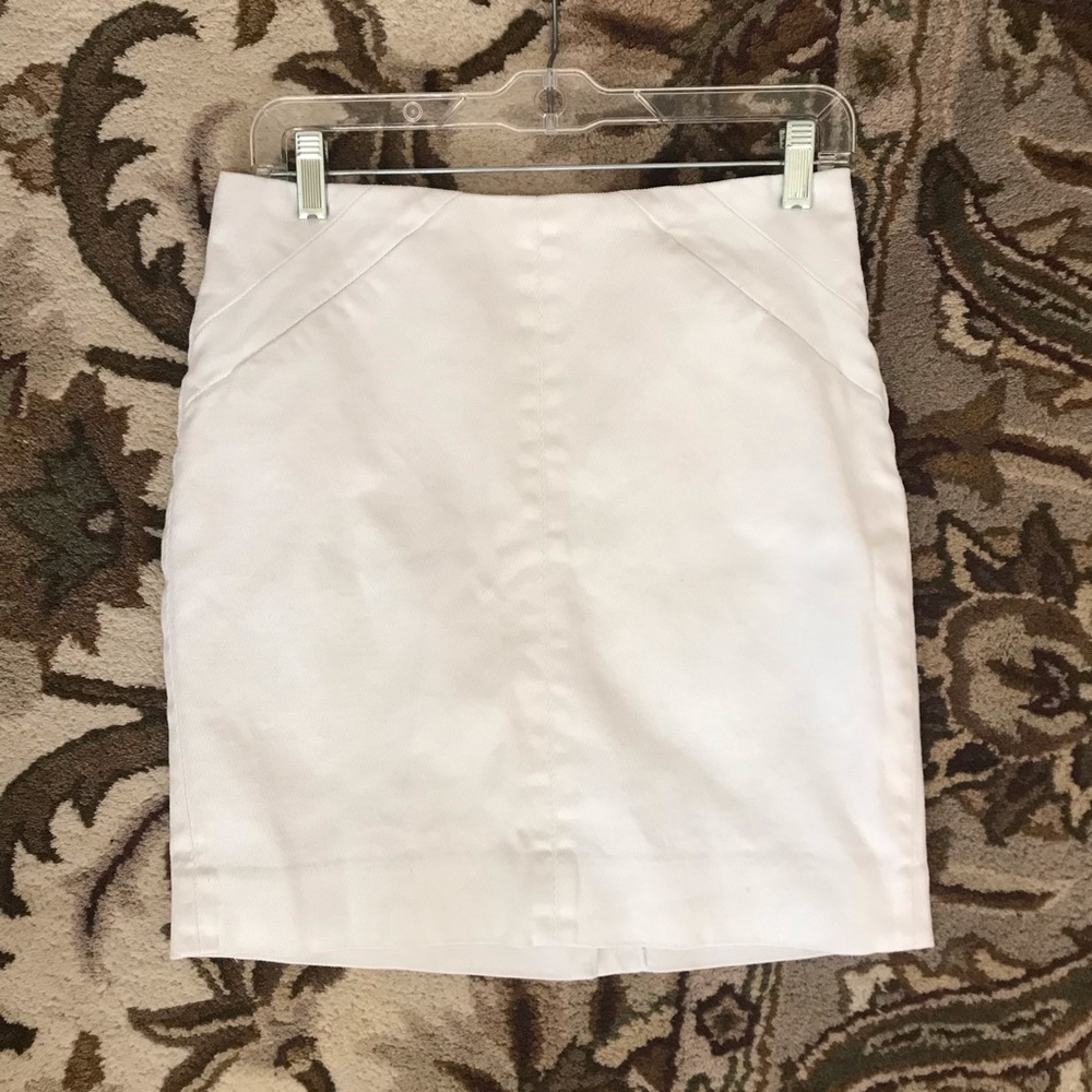 Banana Republic White Pencil Skirt